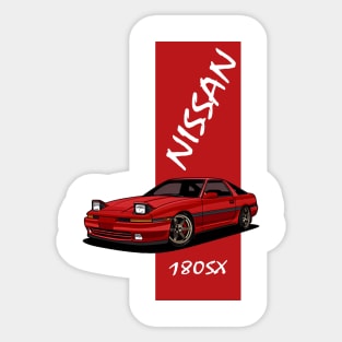 Nissan 180SX, JDM Car Sticker